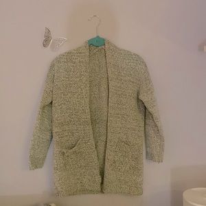 Grey Cardigan Sweater